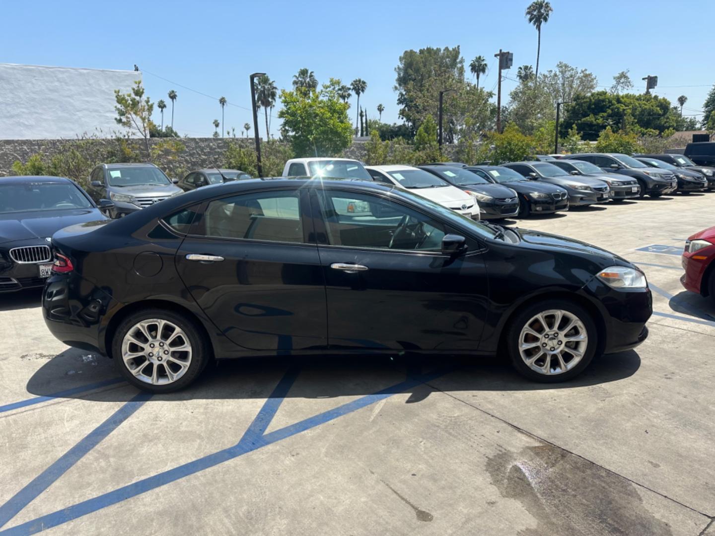 2013 Black Metallic /BLACK Dodge Dart LIMITED (1C3CDFCH4DD) with an 1.4L L4 DOHC 16V TURBO engine, 5-Speed Automatic transmission, located at 30 S. Berkeley Avenue, Pasadena, CA, 91107, (626) 248-7567, 34.145447, -118.109398 - Drive Easy with the 2013 Dodge Dart Limited: Affordable Luxury for Pasadena, Altadena, and Glendale Drivers Are you on the hunt for a reliable, stylish, and budget-friendly ride in Pasadena, Altadena, or Glendale, CA? Look no further than the 2013 Dodge Dart Limited, a sleek and sophisticated sed - Photo#6